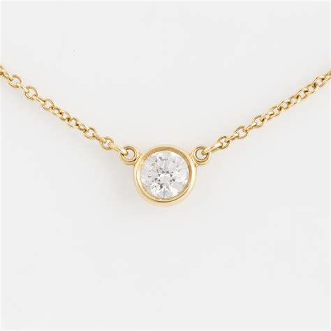 tiffany diamonds by the yard necklace replica|tiffany elsa peretti diamond necklace.